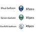 Blue Birthday Decorations,Birthday Party Supplies Kit for Boy and Girl,Happy Birthday Banner,Confetti Balloons,Hanging Swirls,16th 18th 21st 30th Birthday Decoration,Balloons in Blue and Green.