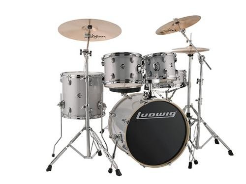 LudwigDrum Set, Red Sparkle (LCEE20025)