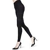 MeMoi Control Top Footless Tights for Women, Comfortable Control Top Tights, 90 Denier - Sizes Small to Q2
