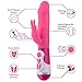 G-Spot Rabbit Vibrator with Bunny Ears, Realistic Shaft & Pleasure Beads for Women Clitoral Stimulation | Lyps Lily - Rotating Silicone Dildo with 10 Vibration Modes and 2 Powerful, Quiet Motors