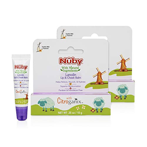 Dr. Talbot's Lanolin Lip & Cheek Balm for Baby by Nuby, Naturally