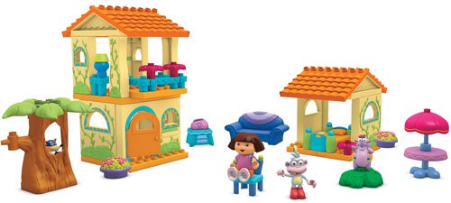 Mega Bloks Dora S Buildable House Amazon Co Uk Toys Games