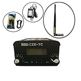 CZH CZE-7C FM Transmitter Mini Radio Stereo Station PLL LCD with Antenna Kit