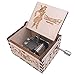 Dragon Ball Music Box Hand Crank Musical Box Carved Wood Musical Gifts,Play Dragon Ball Z-Tapion Theme (Wood)