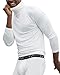 Achenaggg Men's Turtleneck Regular Fit Undershirts Baselayer Long Sleeve Pullover Thermal T-Shirt