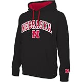 Nebraska Cornhuskers Hooded Sweatshirt Arch Black