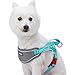 Blueberry Pet 8 Colors Soft & Comfy 3M Reflective Strips Padded Dog Harness Vest, Chest Girth 16.5
