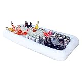 Novelty Place [LARGE SIZE] Inflatable Ice Serving Buffet Bar with Drain Plug - Salad Food & Drinks Tray for Party Picnic & Camping (Pack of 1)