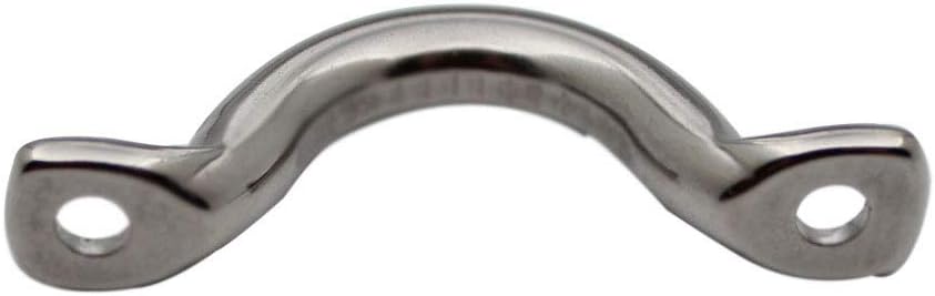 POFET 20 Pcs 4mm-316 Stainless Steel Two Hole Tube U Bracket Heavy Duty Rigid Pipe Strap Tension Clips,Ring Hose Clamp Card - Image 5