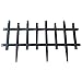 Abba Patio Border Fencing Eco-Friendly Weatherproof Plastic Resin Garden Edging Section-6 Pack 24.4