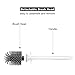 TOP BEAUTY Toilet Brush Cleaner Soft Bristles Toilet Bowl Brush and Holder for Bathroom Deep Cleaning Wall Mountable, White