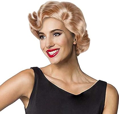 Wave Wig Bob Short Curly Flapper Adult Women S Cosplay Vintage