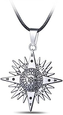 WICOO Black Butler Necklace Hot Anime D.Gray-man Silver Metal Necklace Allen Logo Pendant Cosplay Accessories Jewelry Christmas Gifts