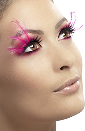 Fever Women's Pink Feather Eyelashes
