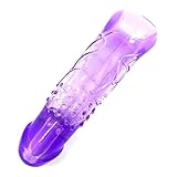 DBolomm Delay Lasting G Spot Message Sex Toys Penis Enlargement Extend Condom Penis Impotence Enhancer For Men (One size, Purple)