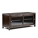 Simpli Home INT-AXCCOS-TV-CF Cosmopolitan Solid Wood 48 inch wide Contemporary TV media Stand in Coffee Brown For TVs up to 50 inches