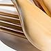 Clutter Mate - Set of 6 - Premium Finished Wooden Suit Hangers, Natural Wood-Grain Coat, Solid Wood Hangers, Wide Shoulder Heavy Clothes Hanger for Suits, Jacket, Non Slip Pants, with Swivel Hook