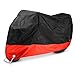 Ohuhu All Season Black Waterproof Sun Motorcycle Cover,Fits up to 108