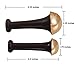 Bronze Capped Foot Massager with Wooden Handle - Benefits of Alloy Metal Massage for Detoxification and Deep Relaxation