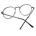 PenSee Oval Classic Retro Metal Frame Clear Lens Round Circle Eye Glasses