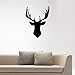 Chic Holiday Deer Outline Vinyl Wall Art Decal - 31