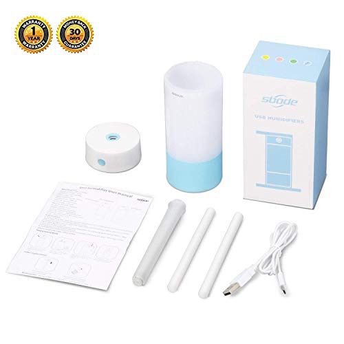image for Sbogie Ultrasonic Cool Mist Humidifier, 250 mL USB Personal Portable H