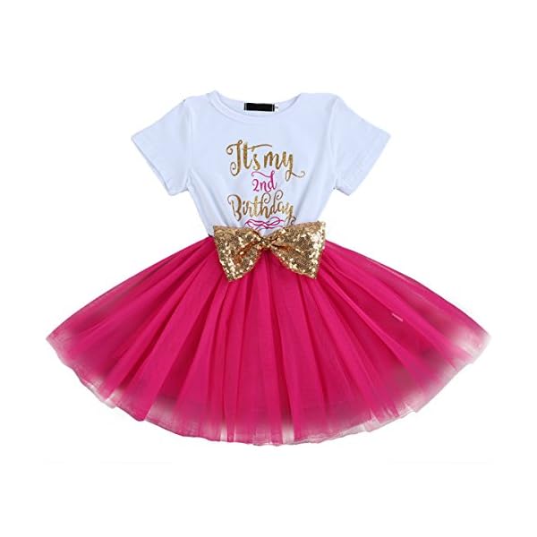 Baby Girls 1st/2nd Birthday Cake Smash Outfits One Year Party Princess Shiny Sequin Bow Tutu Skirt Headband Clothes Set - Image 3