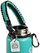 Gearproz Handle for Hydro Flask, Nalgene, Takeya - America's No. 1 Paracord Water Bottle Carrier with Safety Ring - Fits Wide Mouth 12 oz to 64 oz Flasks (Mint)