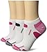 Dr. Scholl's Women's 3 Pack Health Strides Tri-Zone Low Cut Socks, White, Shoe Size: 4-10