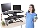 Stand Steady Flexpro Hero Power | Electric Standing Desk Converter/Desk Riser with Wireless Charging | Turns Any Desk into a Sit to Stand Up Desk | Integrated Phone/Tablet Holder (37.5 Inch/Black)
