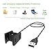 AWINNER Charger Compatible for Fitbit Charge 2- Replacement USB Charger Charging Cable for Fitbit Charge 2 with Cable Cradle Dock Adapter (2-Pack)