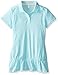 adidas Golf Girl's Climalite Advance Girls Pique Short Sleeve Polo