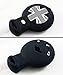 Cuztom Tuning Fits for 2008-2014 Mini Cooper Smart Car Key Fob Black Grey Union Jack 3D Silicone Case Cover