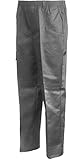 Benefit Wear Mens Adaptive Full Elastic Waist Twill Pants with VELCRO Waistband & Fly, Grey