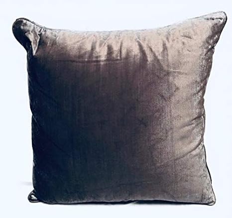 Eva Brenner Kissen Zierkissen Sofakissen (Bezug und Füllung) 45 cm x 45 cm (Sand)