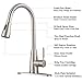 SHACO Stainless Steel Pull Down Sprayer Kitchen Faucet, Kitchen Sink Faucet With Deck Plate