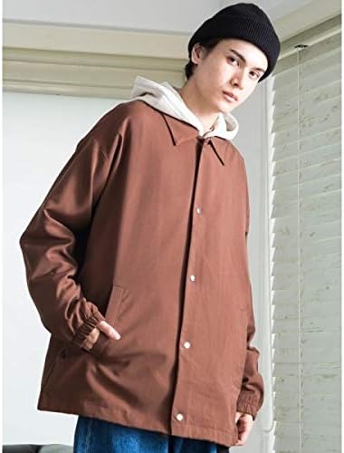 Amazon ウィゴー メンズ Wego Wego ストレッチコーチジャケット ブラウン L コート ジャケット 通販