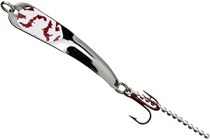 IRON DECOY Steely Fishing Lure Spoon, Casting, Trolling, Jigging, Ice, Lake, River, Stream, Freshwater, Trout, Bass, Walley, Salmon, Crappie, Pike