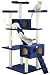 Go Pet Club Cat Tree, 50W x 26L x 72H, Blue