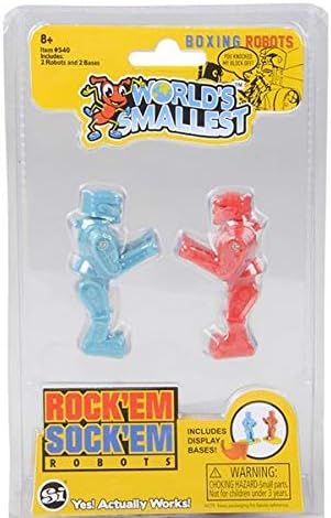 world's smallest rock em sock em robots