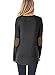NICIAS Womens Side Buttons Long Sleeve Casual Crew Neck Elbow Patched Sweatshirt Loose T Shirt Blouses Tops