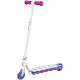 Razor Scooter Party Pop Kick Scooter | Classic Manual Standup (Pink) | On-Demand Streamer Launcher; Light Up Deck; Convenient Folding Mechanism | Iconic Wheeled Ride-On For Kids Age 6+