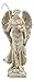 Ebros Ivory Colored Holy Archangel Saint Raphael With Staff And Annointing Oil Statue 5