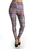 Seamless Leggings for Women Footless Full Length Stretch Printed Legging Tights