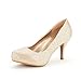 DREAM PAIRS Tiffany Women's Classic Elegant Versatile Low Stiletto Heel Dress Platform Pumps Shoes