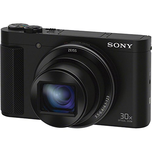 Sony-Cyber-Shot-DSC-HX90VB-DSC-HX90V-DSC-HX90-DSCHX90B-HX90-Digital-Camera-Black-64GB-Bundle-includes-Screen-protectors-carrying-case-64GB-memory-card-card-reader-mini-tripod-battery-HDMI-cable-and-Be