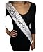 Forum Novelties Haute Soiree Sophisticated White Lace Bride to Be Sash-Perfect for Bachelorette Parties and Bridal Showers