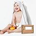 Bamboo Hooded Towel | Made From Organic Bamboo | Extra Soft & Quickly Dries Babies Sensitive Skin | Best Baby Shower Gift for Girl, Boy or Newborn | Premium Bath Towels with a Cute Animal Hood