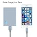 LOVRI 3Pack 6FT iPhone Nylon braided Lightning Cable USB Charging Cable Cord for iPhone 7/7plus/6s/6s plus/6plus/6/5s,iPad Mini, Air,iPad5,iPod,Compatible with iOS10.(gray)