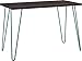 Ameriwood Home Owen Retro Desk, Espresso/Teal